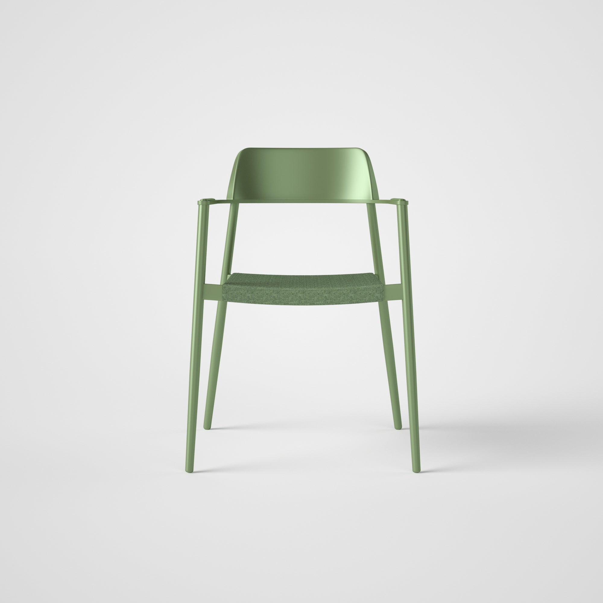 Sorrisso Dining Armchair with sling seat and aluminium back