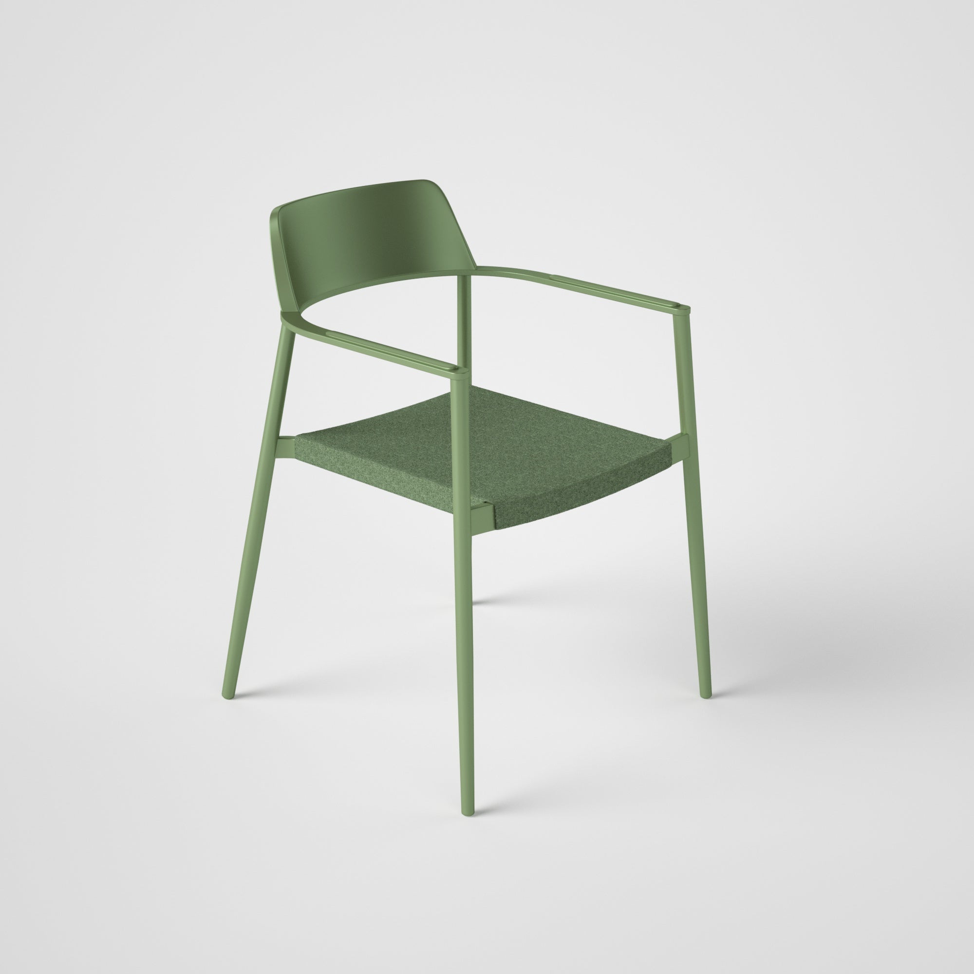 Sorrisso Dining Armchair with sling seat and aluminium back
