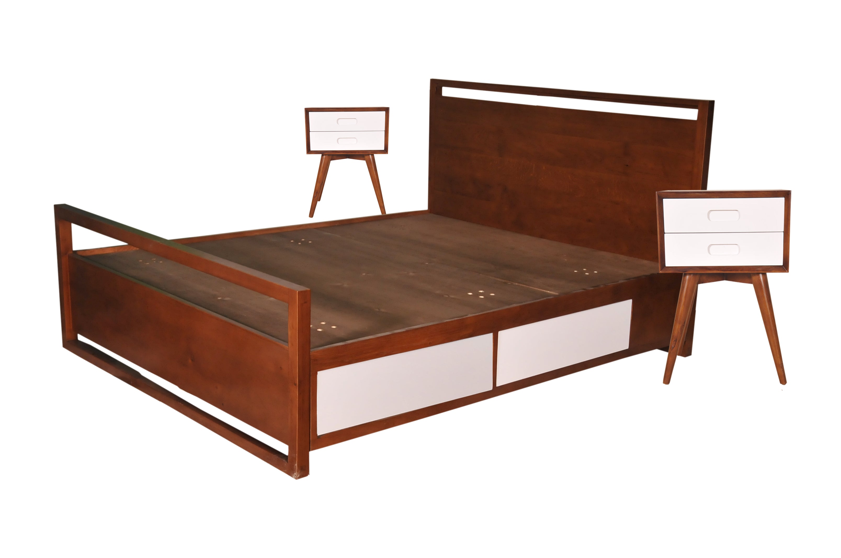 Vigna Bed Set (2 Bedside Table)